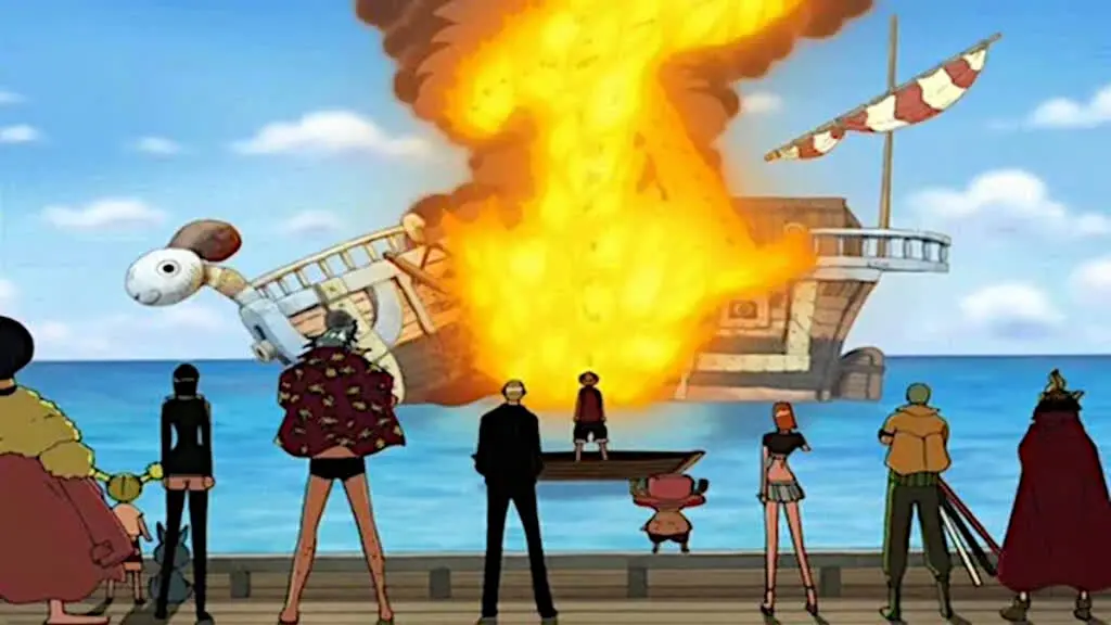 Going Merry's funeral scene