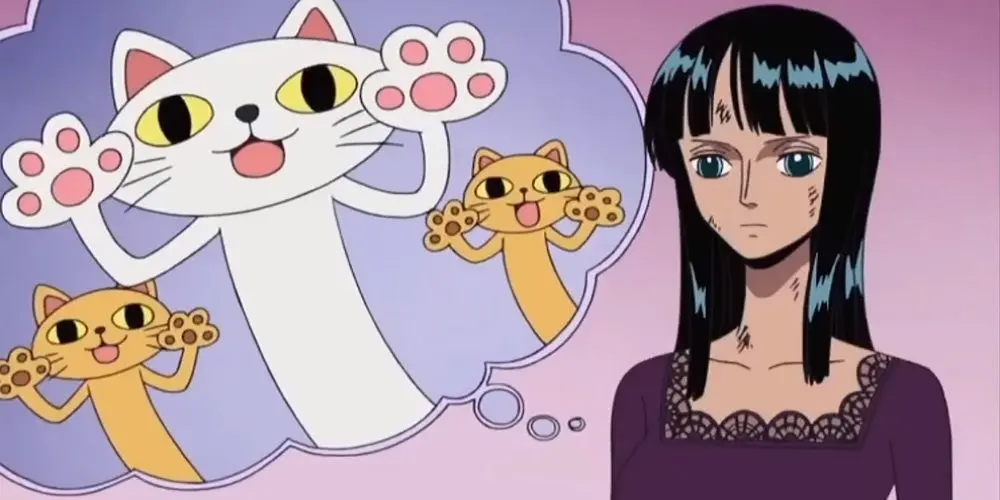 Robin imagining cats