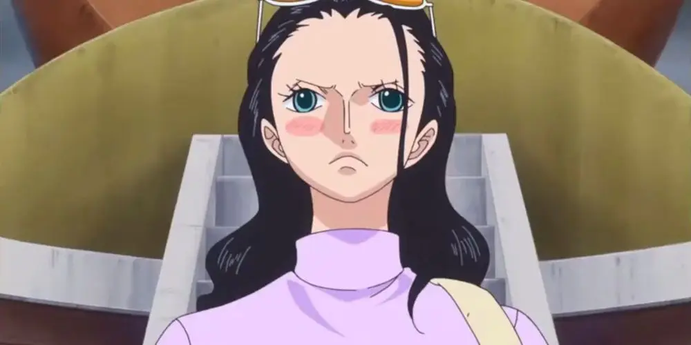 Robin's reaction to Ryunosuke
