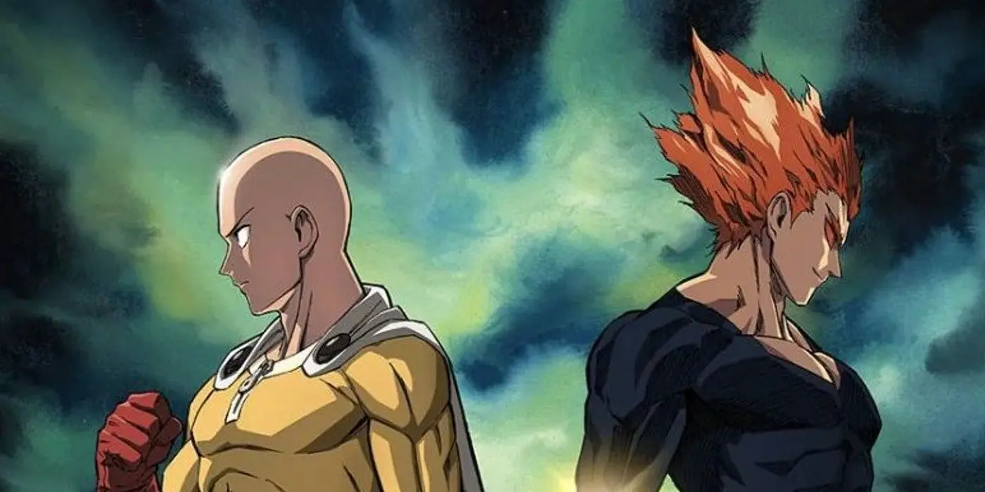 One-Punch Man Saitama and Garou