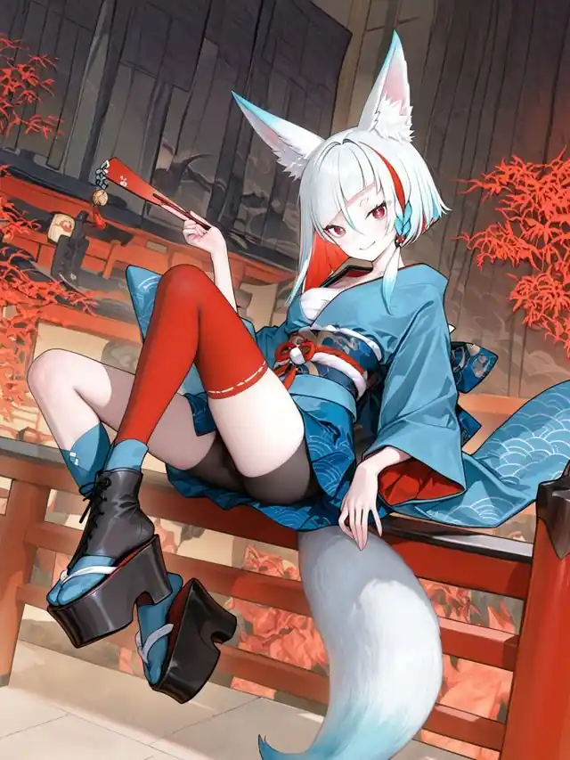 Close-up of AI-generated cosplay detail