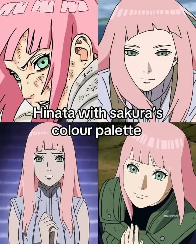 Sakura with blond and black hair fan art