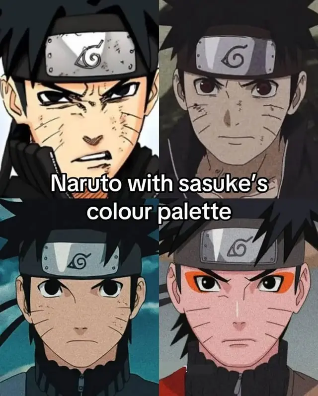 Naruto with red hair fan art