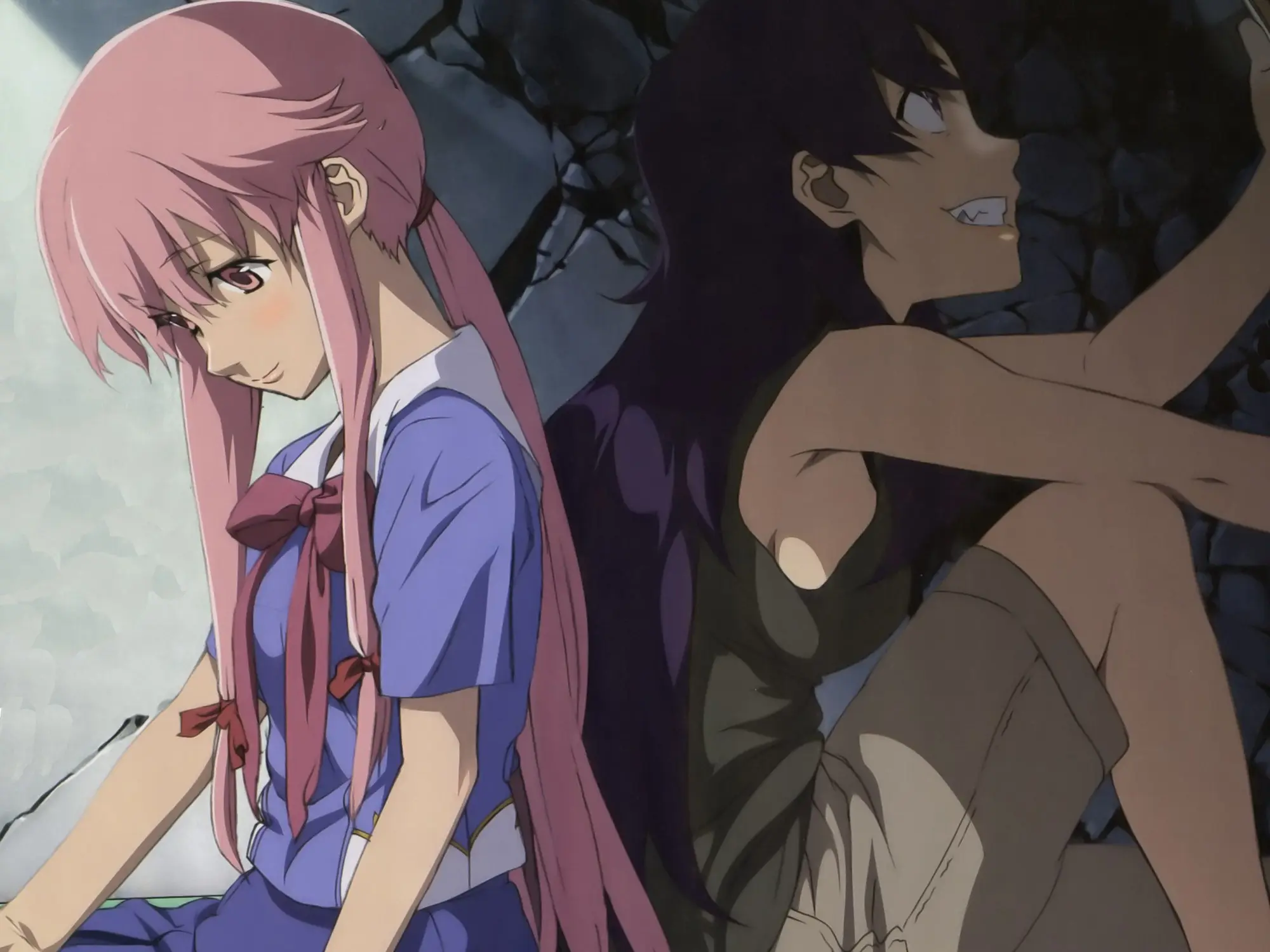 Yuno Gasai's obsession with Yukiteru