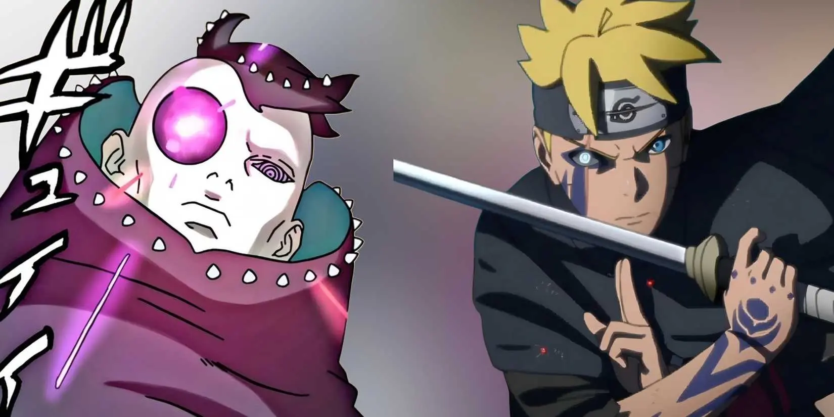 Boruto facing a tough battle