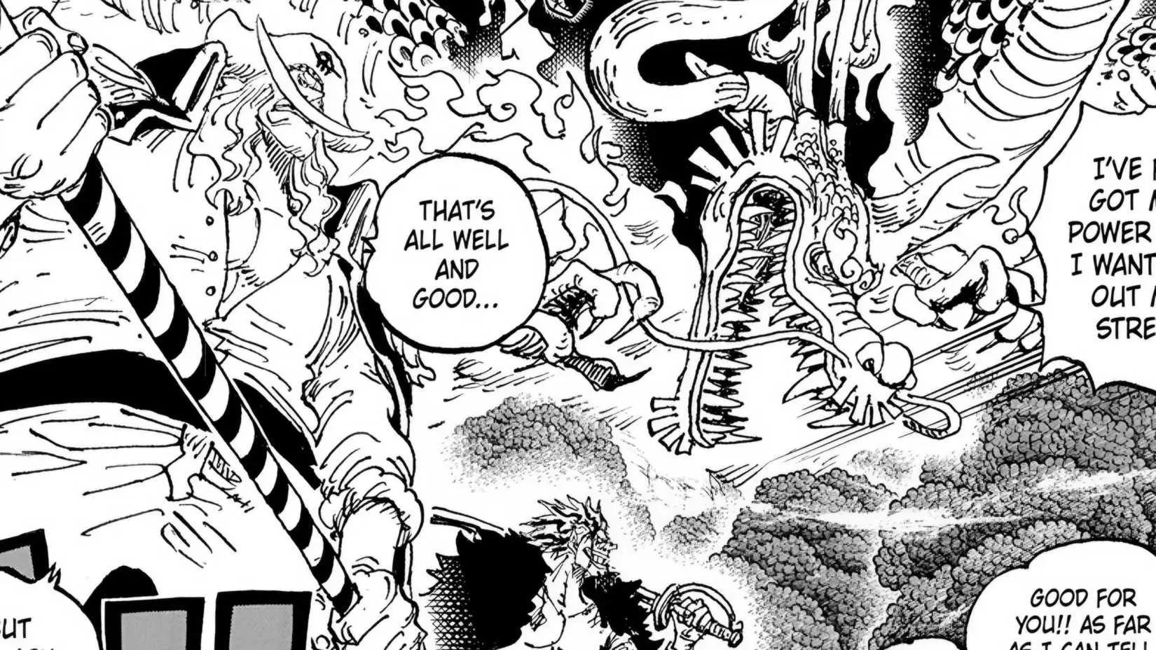 Rocks D. Xebec, Whitebeard, and Kaido alliance