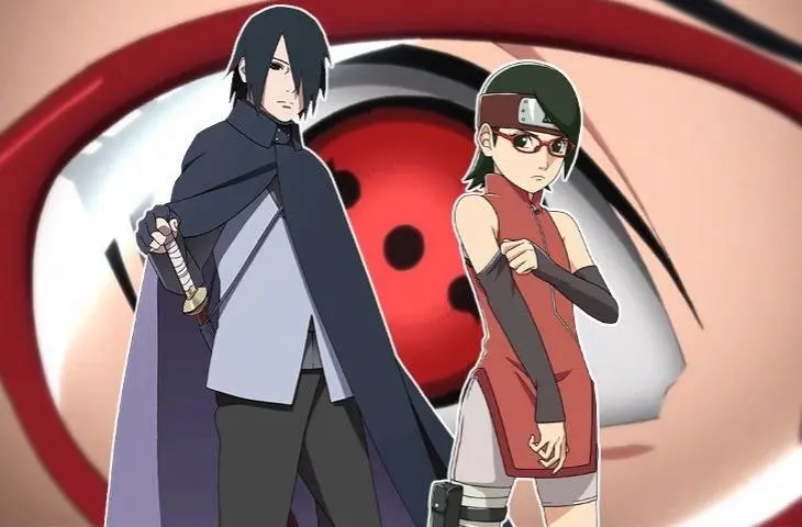 Sasuke and Sarada Uchiha