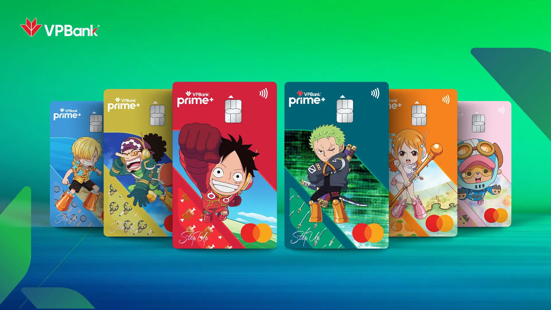 VPBank Step Up Mastercard One Piece credit card collection