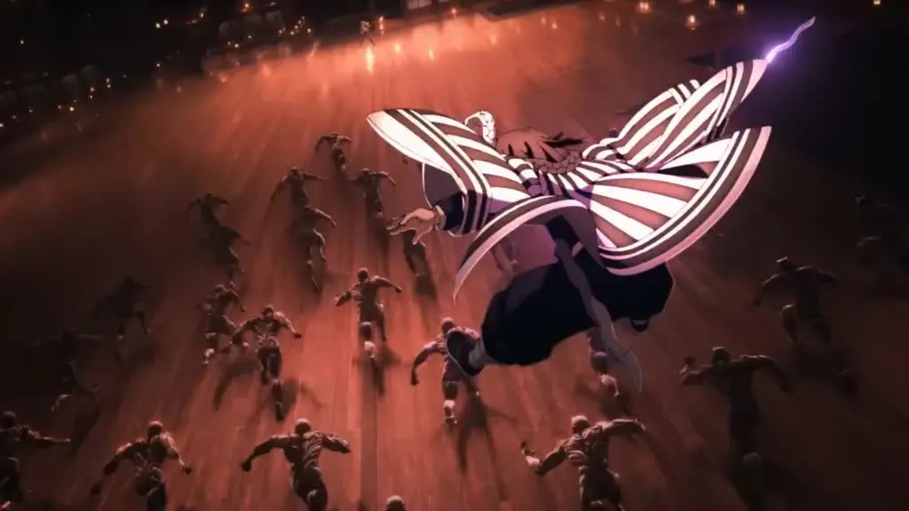 Demon Slayer Infinity Castle Obanai Fight