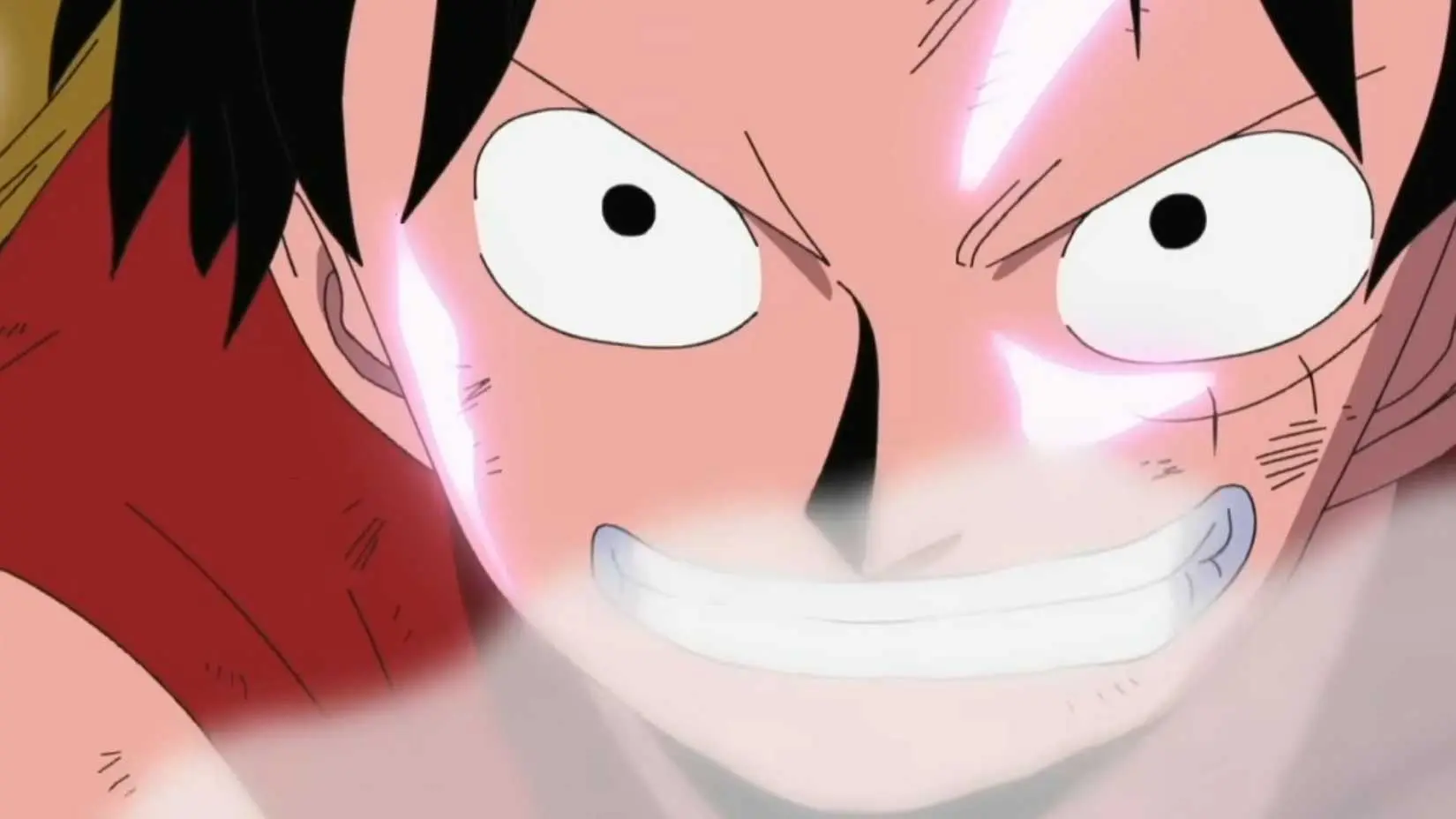 Luffy smiling at Blueno in One Piece Gear 2