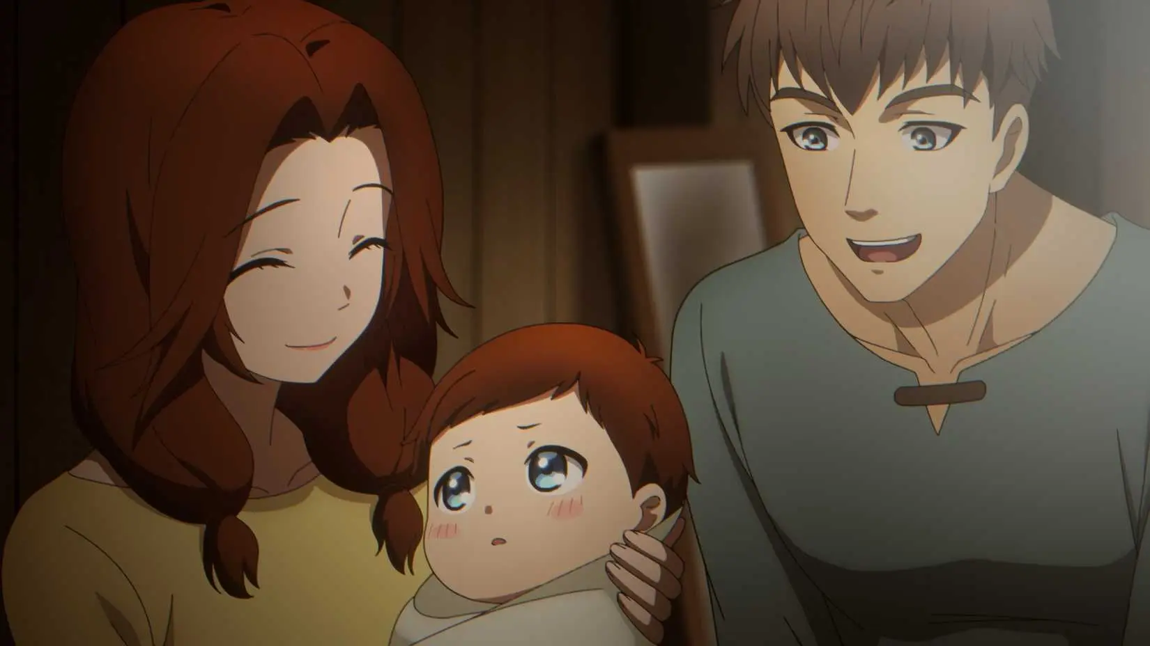 Leywin family scene from The Beginning After the End episode 1