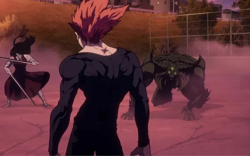 Royal Ripper Insect God vs Garou in One-Punch Man Season 3 Episode 3