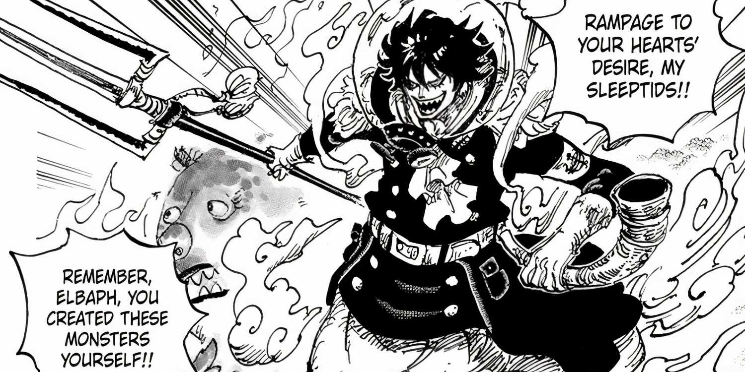 Holy Knight Killingham's awakened form with unusual colors in One Piece