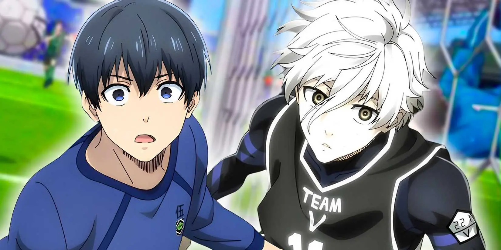 Seichiro Nagi and Isagi Yoichi from Blue Lock