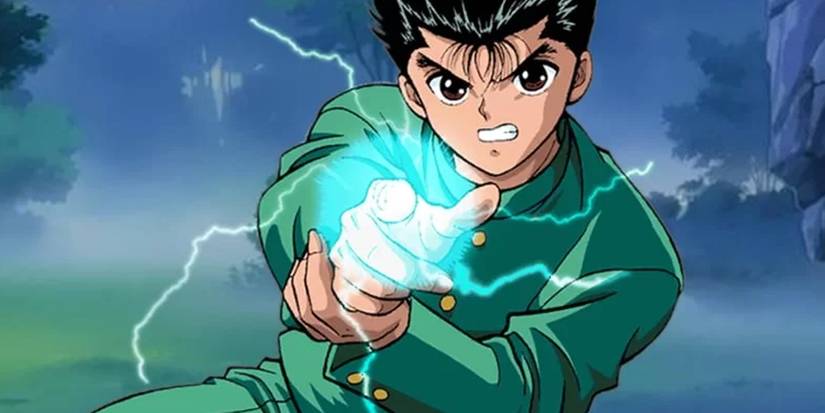 Yusuke Urameshi in the Yu Yu Hakusho anime