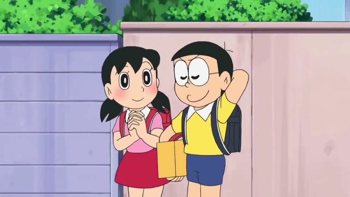 Shizuka and Nobita