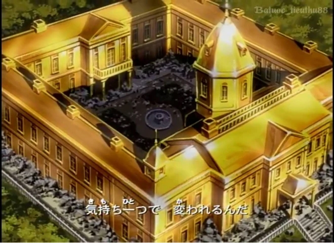 Karasuma Renya's golden mansion.