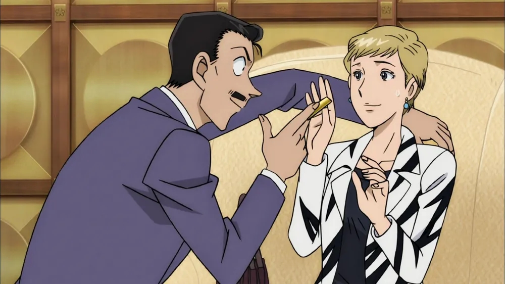 Mori Kogoro often says and does things that annoy others.