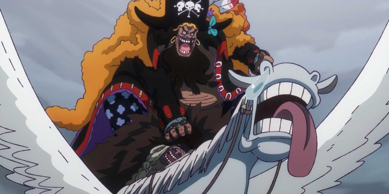 Blackbeard and Doc Q attack the Heart Pirates in One Piece