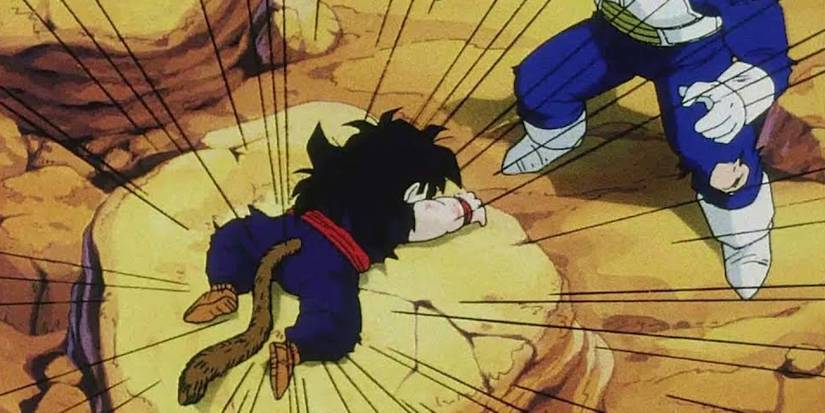 Young Gohan with tail