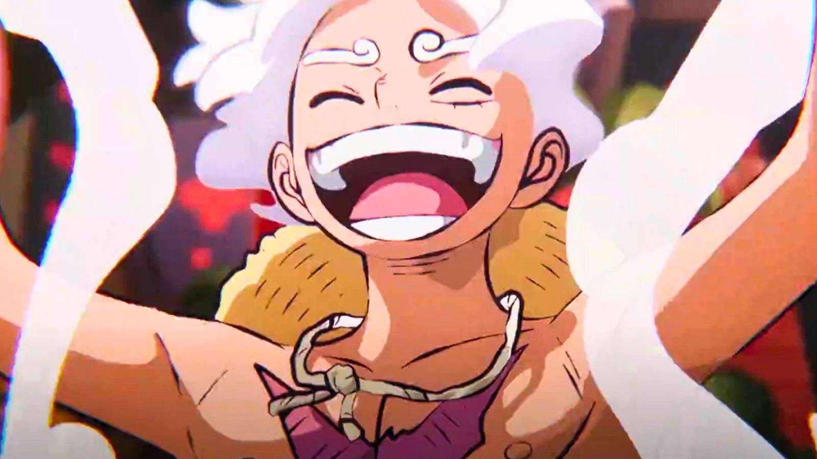 Gear 5 Monkey D. Luffy in One Piece anime