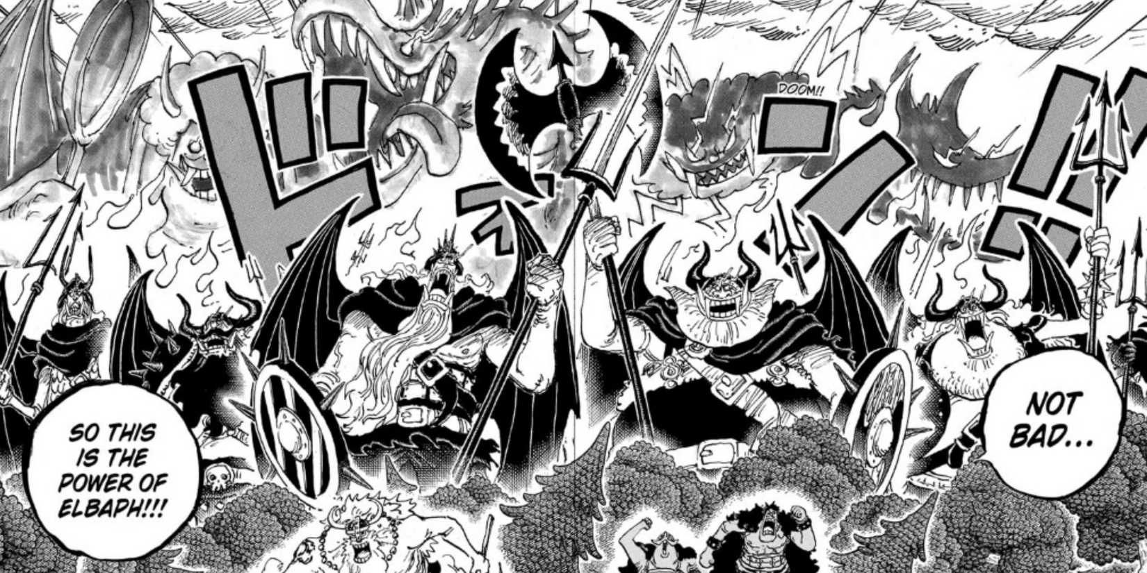 Imu unleashing Domi Reversi in One Piece