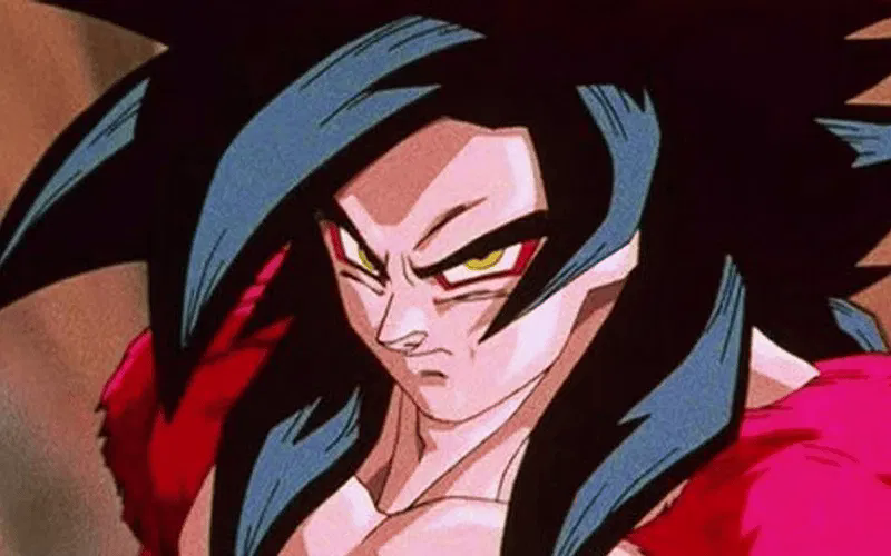 Goku's original Super Saiyan 4 form in Dragon Ball GT
