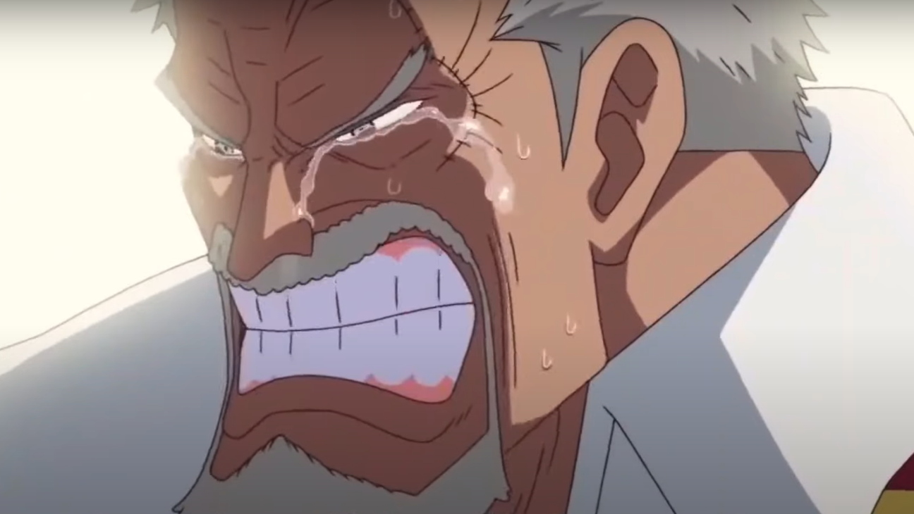 Garp mourning Ace's death