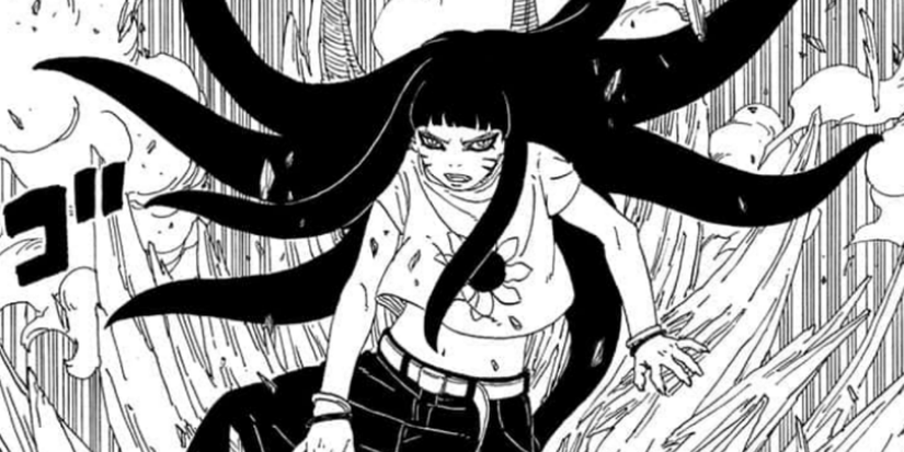 Himawari using Kurama's power in Boruto