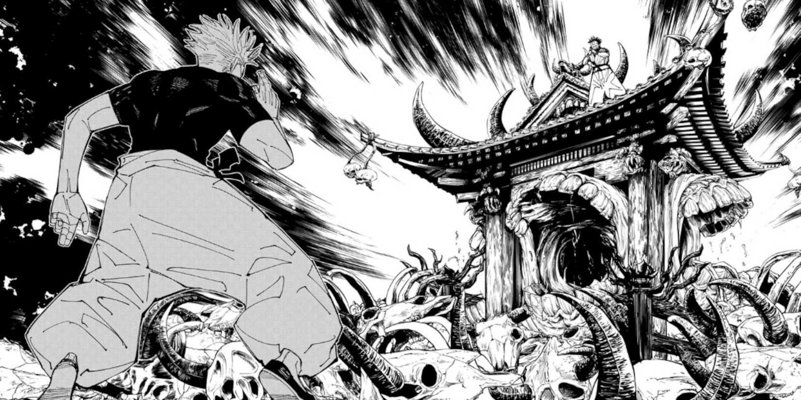 Gojo Satoru and Ryomen Sukuna face off in Jujutsu Kaisen