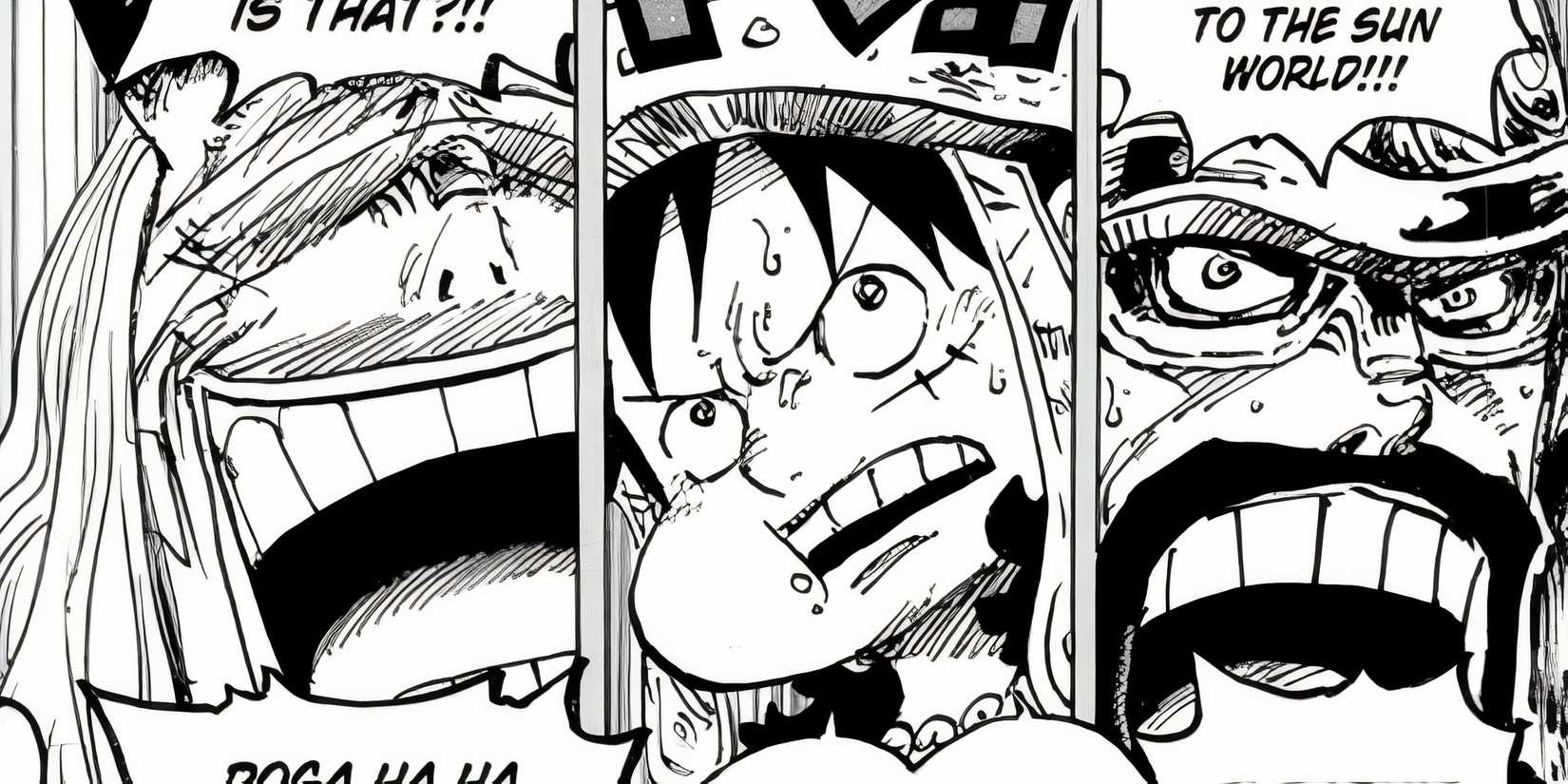 Loki and Luffy in One Piece