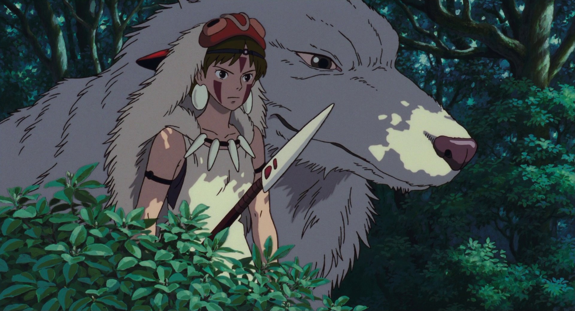 Princess Mononoke forest scene