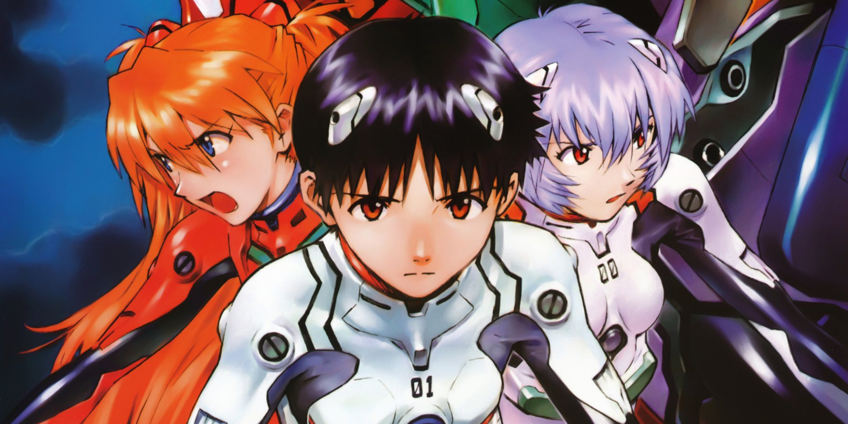 Neon Genesis Evangelion anime key art