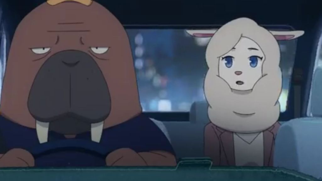 Odd Taxi anime poster