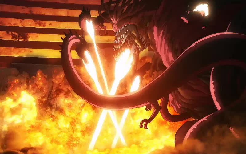 Orochi attacks in One-Punch Man season 3 episode 5