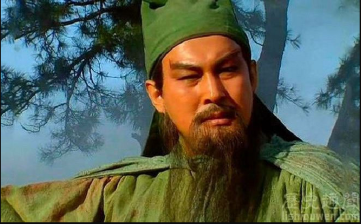Image of Guan Yu in film.