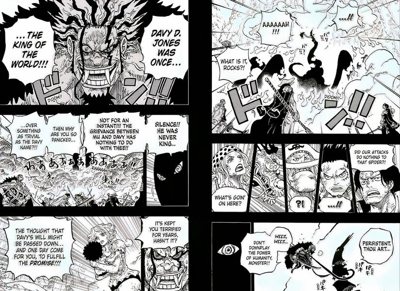 Rocks D. Xebec and Davy Jones in One Piece