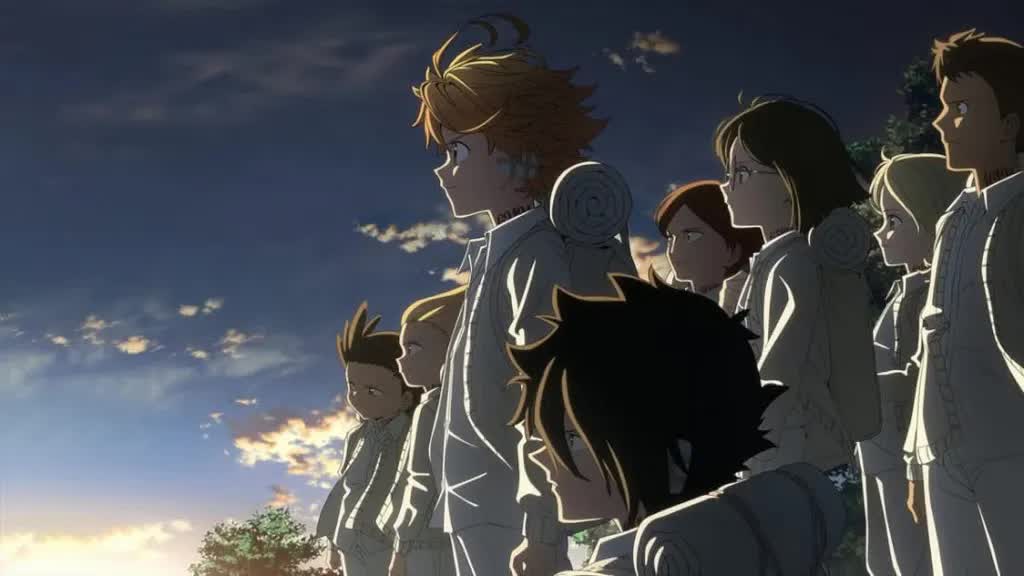 The Promised Neverland anime scene