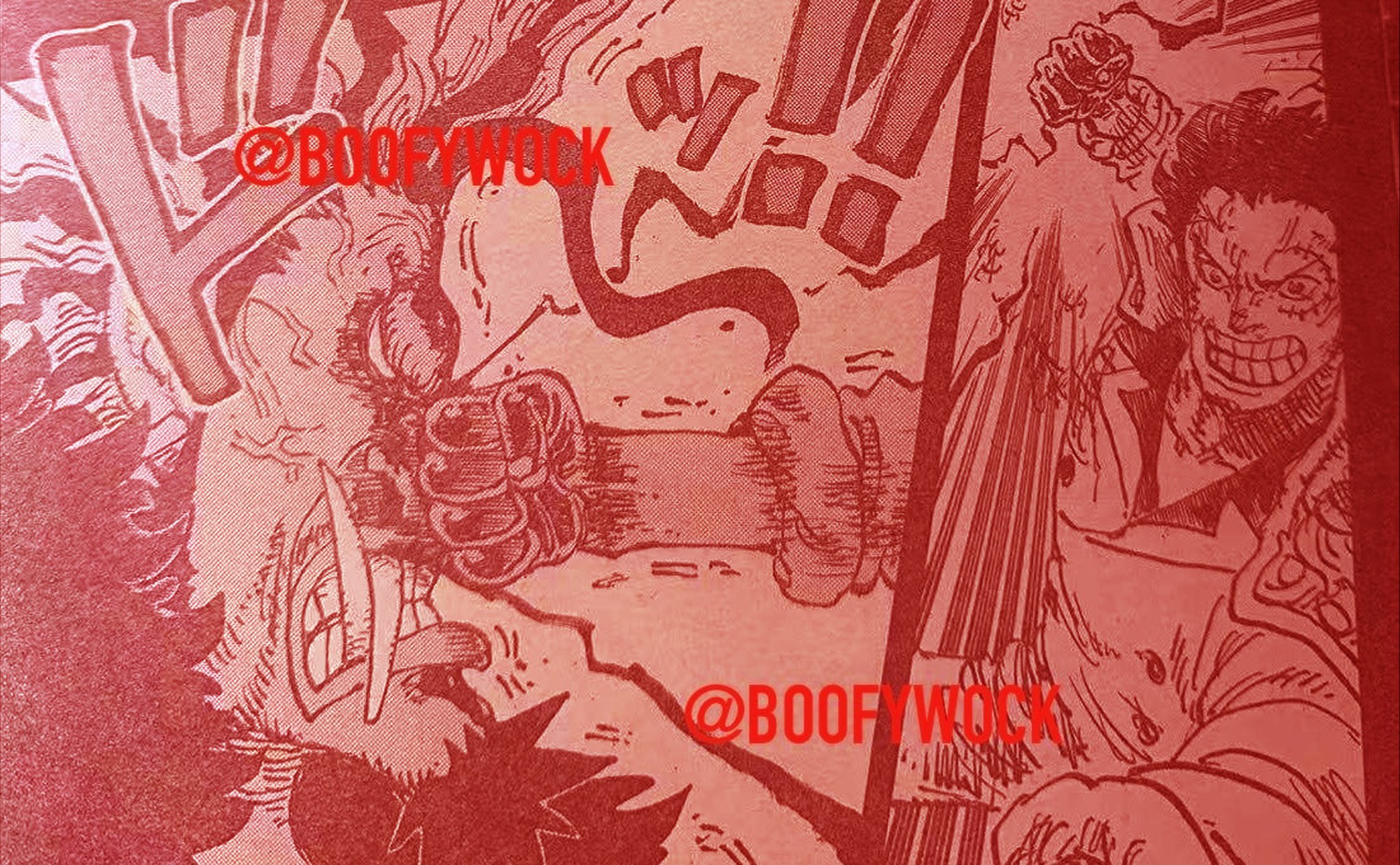 Roger and Garp clash with Rocks D. Xebec