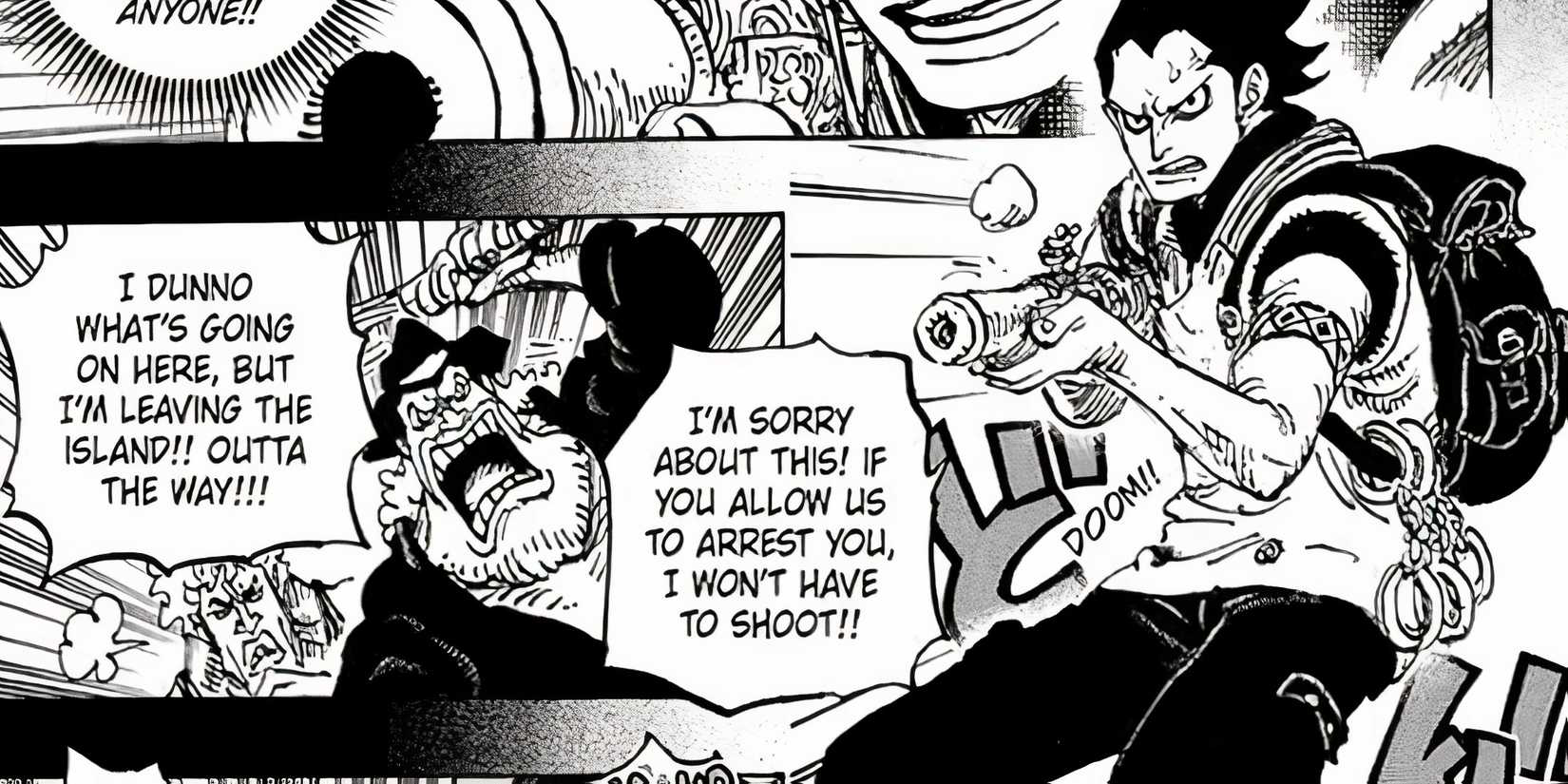 Young Monkey D. Dragon in One Piece