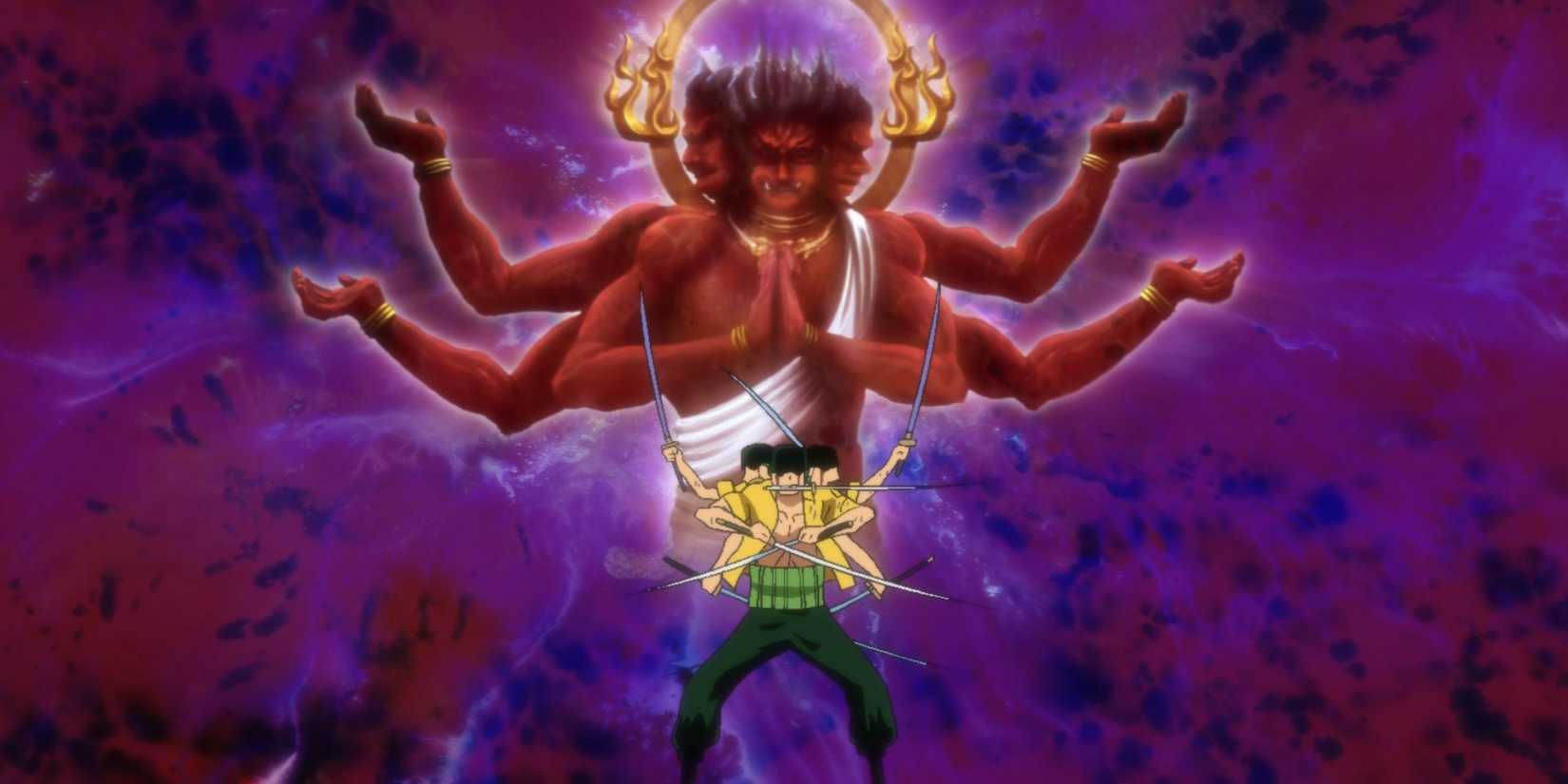 Zoro reveals his Nine Sword Style in One Piece