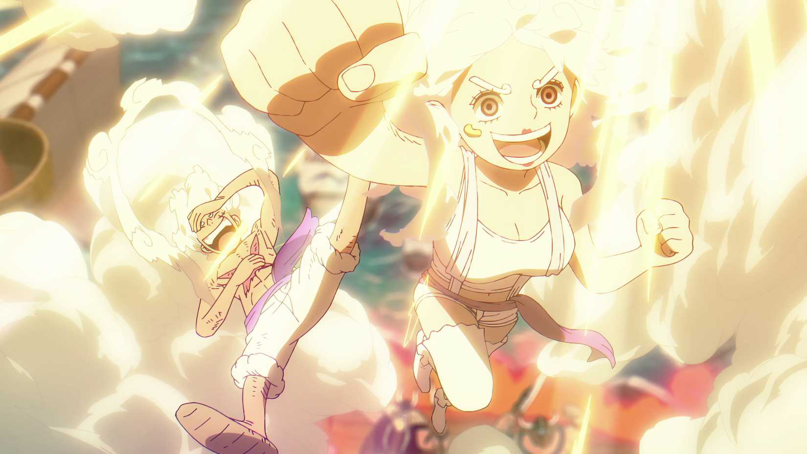 Bonney in battle stance