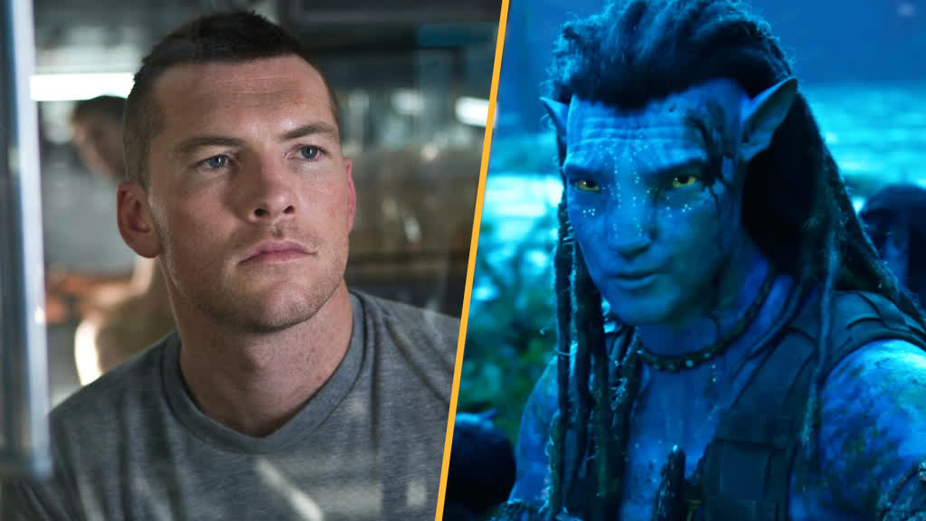 Sam Worthington as Jake Sully in Avatar: Fire and Ash