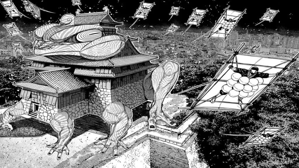 Dandadan manga scene