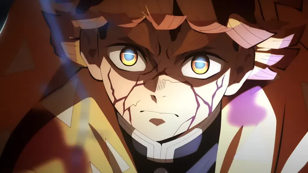 Demon Slayer Zenitsu vs Kaigaku battle