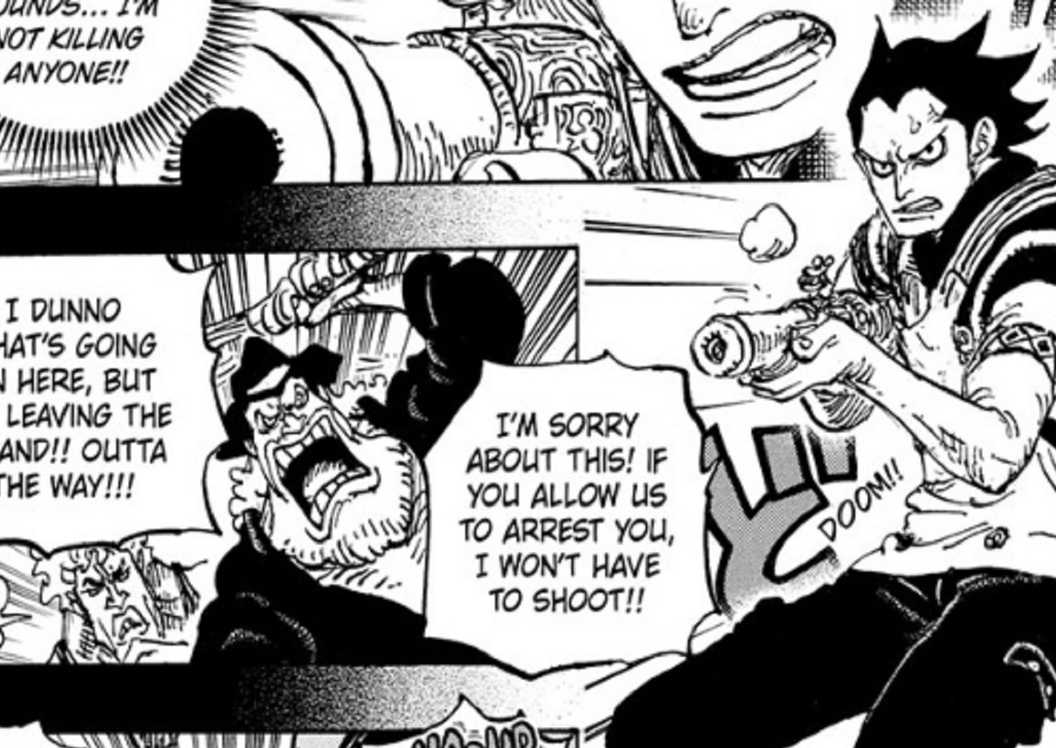Monkey D. Dragon in God Valley