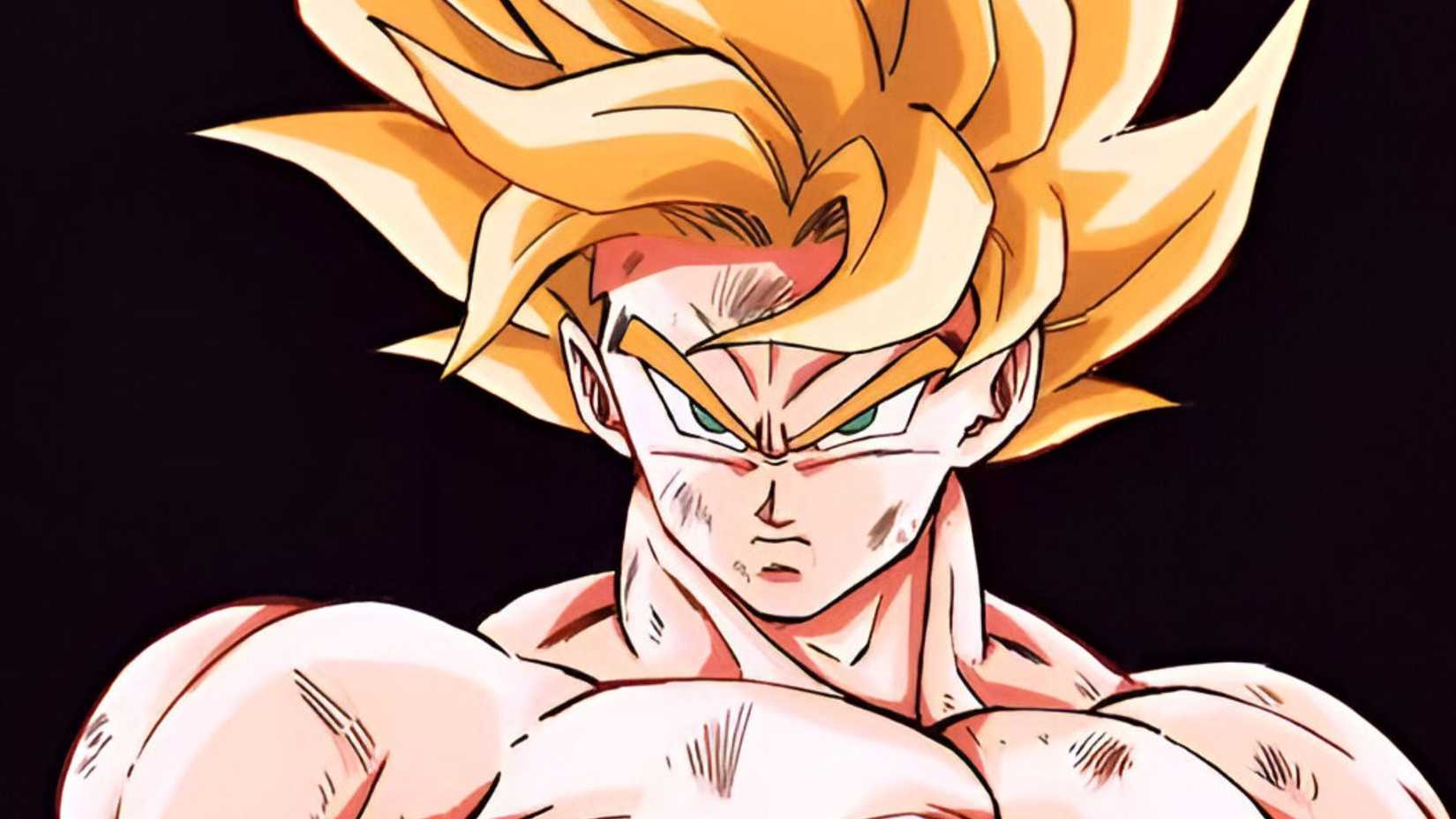Goku as Super Saiyan in Dragon Ball Z