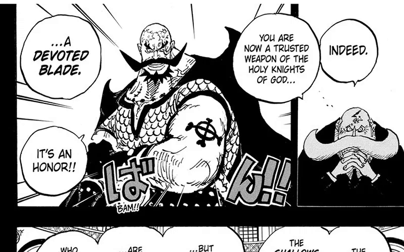Harald receives the Shallows Contract in One Piece