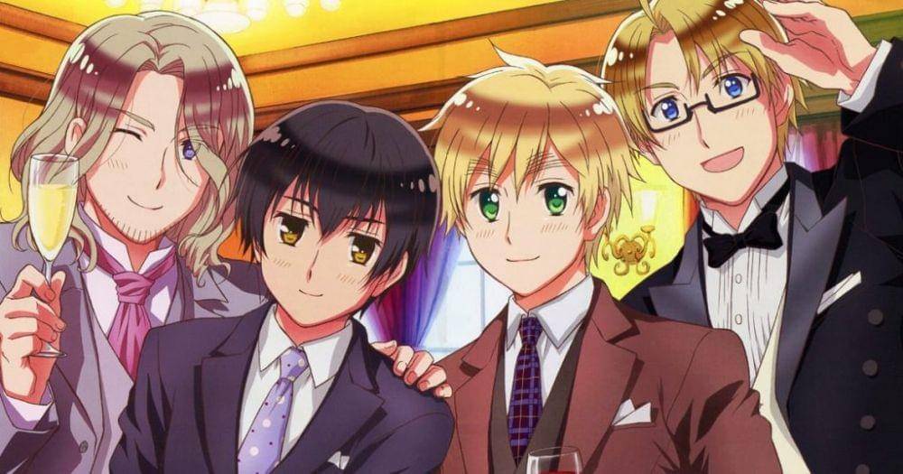 Hetalia Axis Powers anime characters