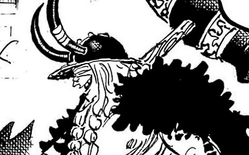 Loki holding Ragnir in One Piece